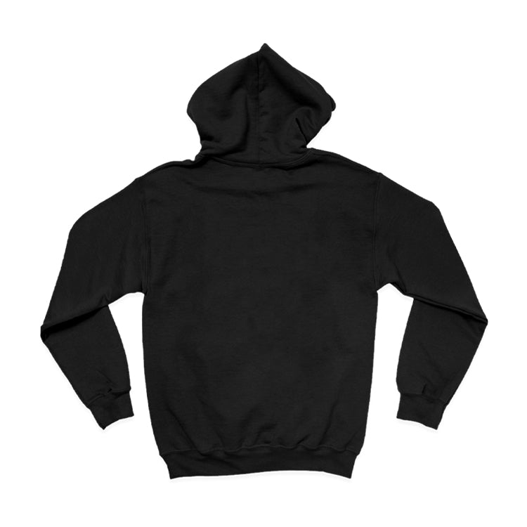 Zip Up Hooded Sweatshirt (Black)