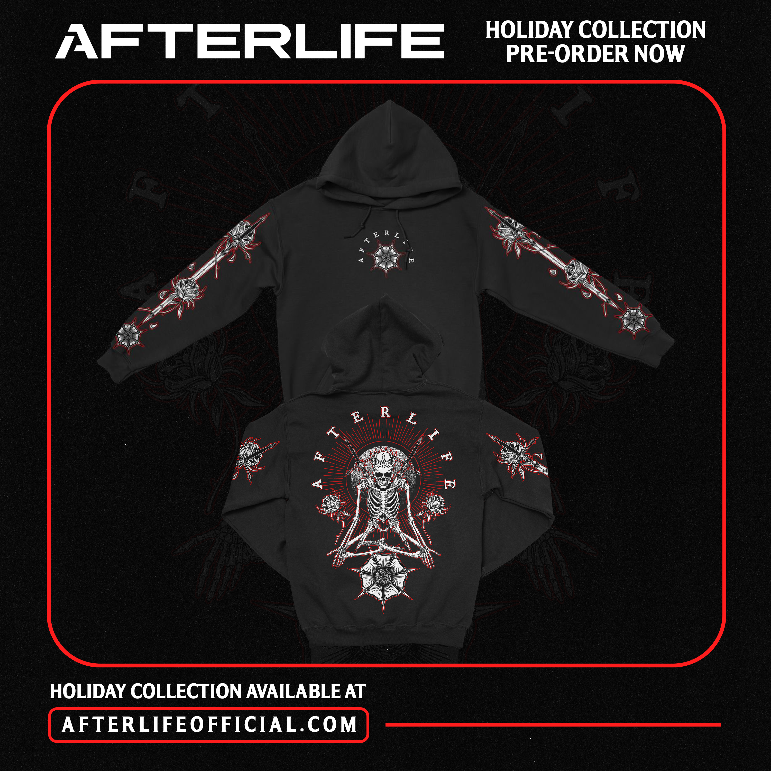 Afterlife Skeleton Hoodie (Pre-Order)